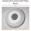 Filter Screen Metal Funnel Flexible Widely Mouth Multifunction Funnel  Liquid Fluids
