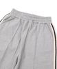 EASY NO EASY Track Line Pintuck Sweatpants - Gray