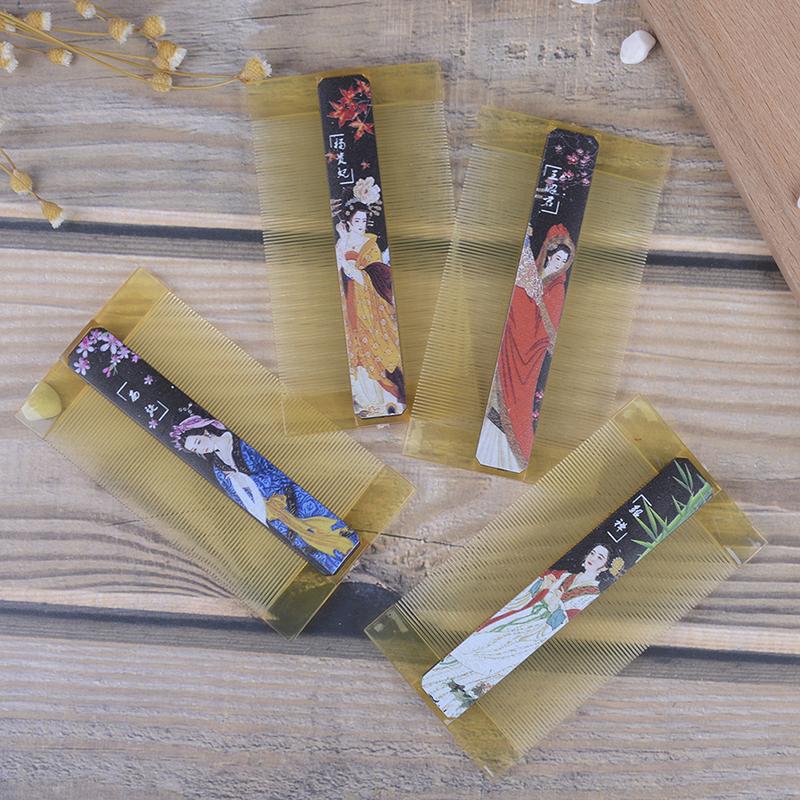 Durable Resin Dense-Toothed Comb Lice Comb Anti-Dandruff Comb Hairdressing Comb