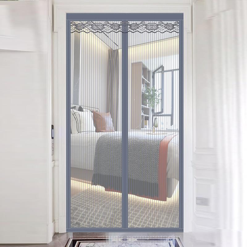 Магнитная дверная сетка большого размера Дверная магнитная москитная сетка Защита от насекомых Летная Летняя и Кухонная Внутренняя Невидимая сетка Магнитная дверная сетка