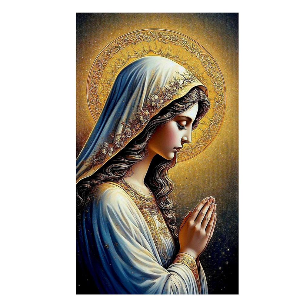 Diamond Painting Kit Religion Art Virgin Mary Diamond Embroidery Handmade Mosaic Home Decoration Adult Gifts