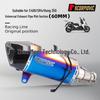 C400 SR4 Hong 350 Mid-to-Rear Exhaust Pipe Silencer for Motorbike Modification