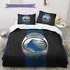 Atalanta BC logo Pattern Bedding Home Decoration Birthday Gift (1 * duvet cover + 2 * pillowcase, without core)