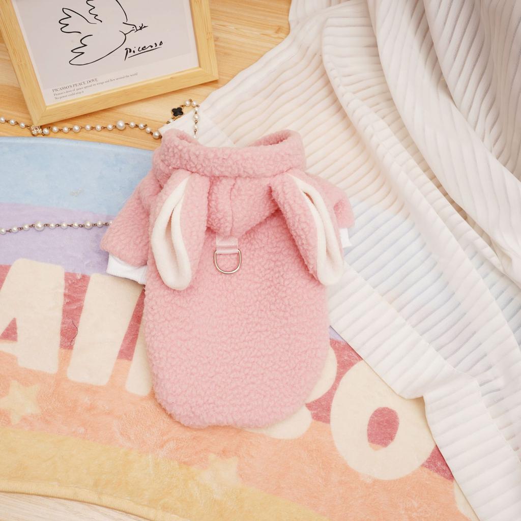 Одежда для кошек и щенков, осенне-зимняя, в корейском стиле, утолщенная плюшевая куртка, плюшевый медведь бишон, маленькая собака