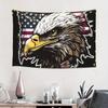 Retro bald eagle pattern Digital printing polyester wall tapestry suitable for use in living rooms bedrooms offices bars party