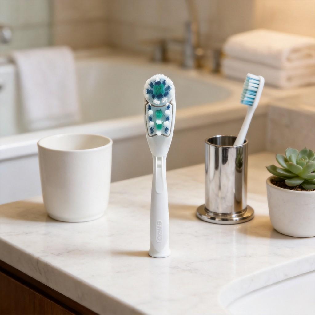 Adult Electric Toothbrush Replacement Heads Four Pack For Olb 3733 4732 4734