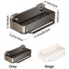 Wall Mounted Sink Sponge Holder Punch Free Soap Drainer Towel Rack Rag Drainage Rack  Kitchen