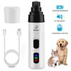 Electric Pet Nail Clippers for Dog Cat Nail Grinders Rechargeable USB Charging Pet Quiet Cat Paws Nail Grooming Trimmer Tools