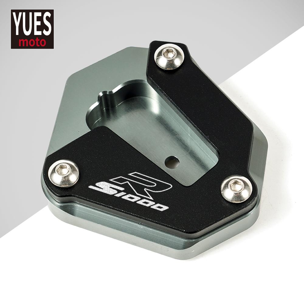 Motorcycle Accessories Side Stand Extension Plate Kickstand Foot Enlarger For BMW S1000 R 2017