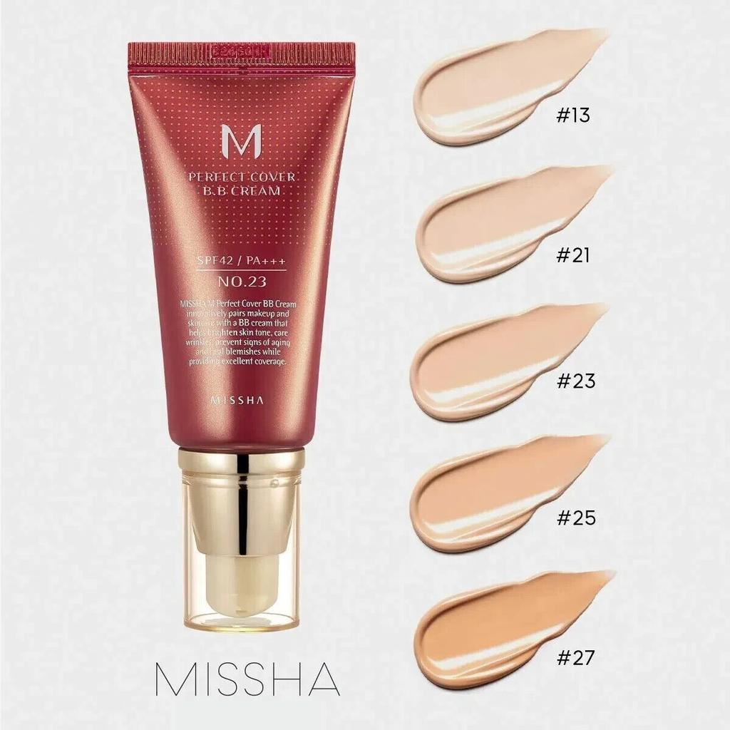 Missha M Perfect Cover Blemish Balm BB Cream SPF42 PA+++ 50 мл № 23 — ПРОДАВЕЦ из Великобритании
