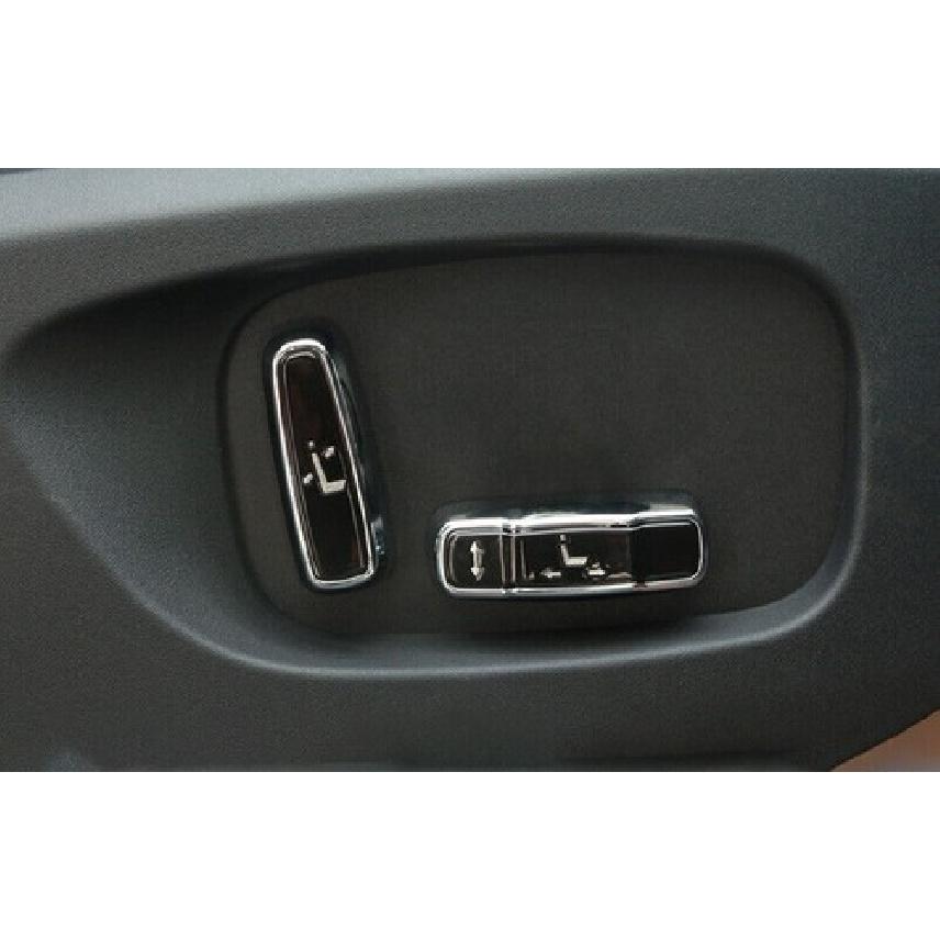 Fit For Range Rover Velar 2018-2022 Gloss Black Seat Button Handle Cover Trim 4X