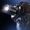 Smart Induction White Light LED Headlamp with Zoom USB Charging Sensor Multi- Outdoor Head Torch Lantern