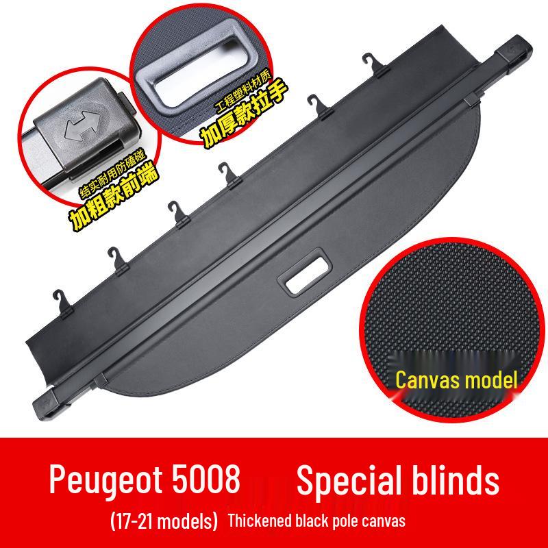 Trunk Cover & Sunshade for Peugeot 5008: Interior Storage & Partition Accessory