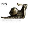 High Simulation Brass Statue Tightly Detailed Unique Walk Slowly Have A Safe Journey Snail Sculpture