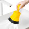 Manual Drain Suction Cup Anti Blocking Plunger Suction Bowl Drain Cleaning Pump for Kitchen Shower Toilet