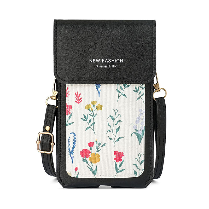 1 шт. Сумка для телефона с сенсорным экраном для женщин, сумка через плечо для девочек, милая и модная, для ключей, телефона, маленькая на плечо