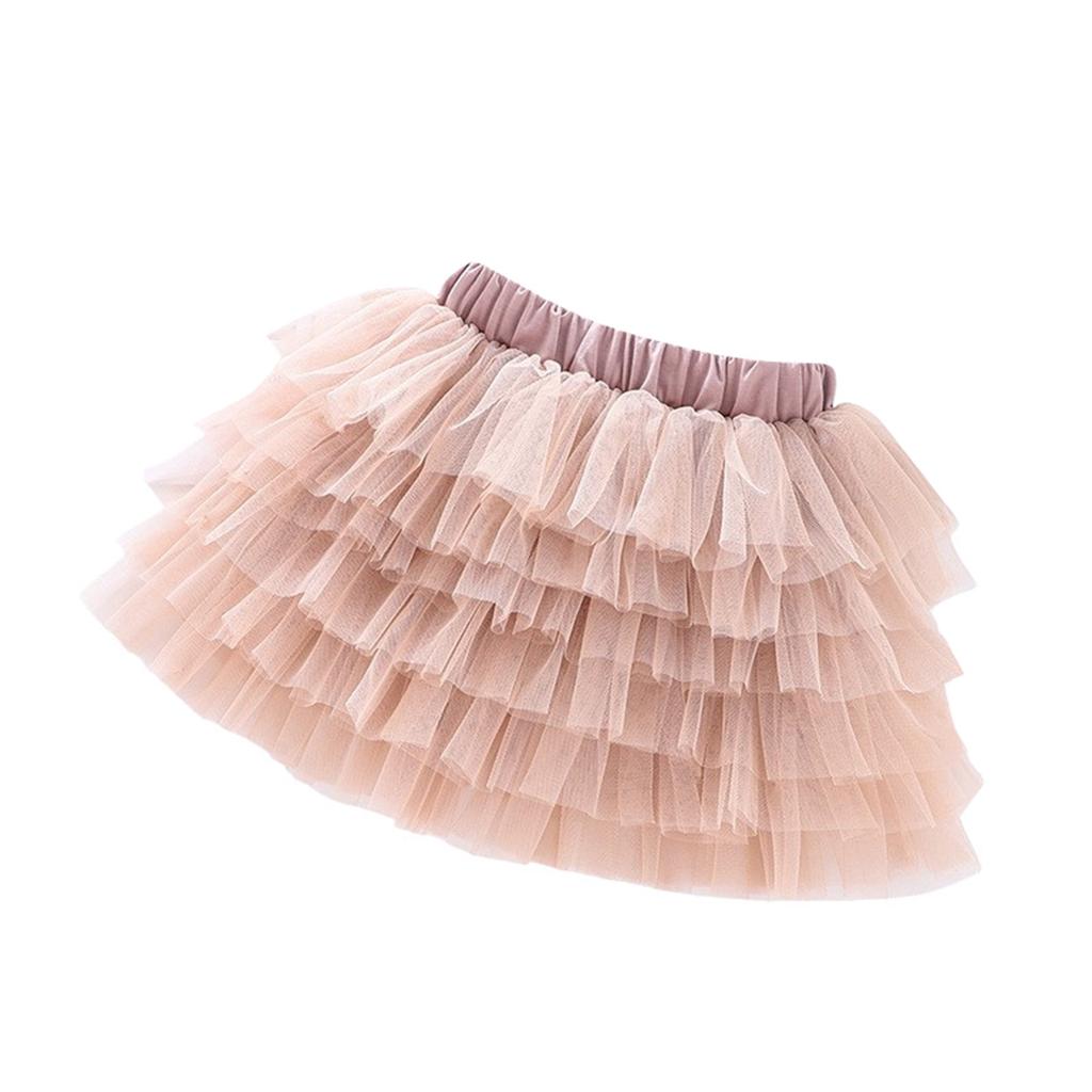 Летняя детская милая юбка для девочек на пышной юбке принцессы