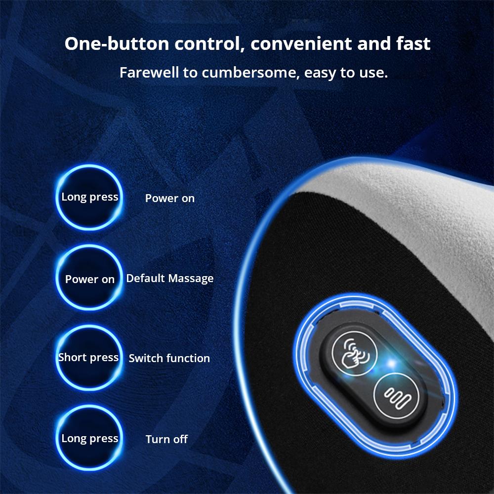 Электрическая массажная подушка для спины, вибрация для домашнего офиса, автомобиля, массажная подушка, пояснично-шейный матрас, облегчение боли