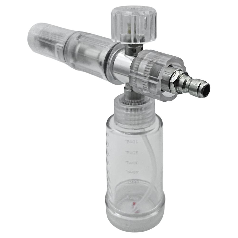 100 мл Бутылка-спрей для мыльной пены с быстроразъемным соединителем 1/4 дюйма Пистолет для мойки высокого давления Пенообразователь Аксессуары для автомойки