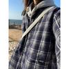 2024 Letter Long Sleeve Shirt Japanese Hong Kong Style Ins Loose Shirt Boys Summer Trendy Versatile Casual Coat