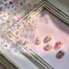 Тисневанная 3D наклейка для нейл-арта с горячим тиснением для детей - Пятилепестковый цветочный дизайн (М-1072)