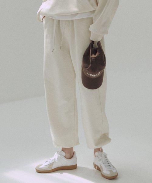 HUKE String Ivory Pants