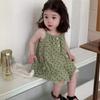Комплект платья-майки в горошек в корейском стиле для девочек - Летняя детская одежда
