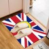 Leeds Crest Design Printed Office Carpet Chair Cushion  Entryway Rug, Rugs for Living Room, Bedroom Christmas gifts