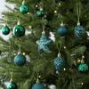 50Pcs/Set Plastic Xmas Tree Hanging Balls Star Christmas Ball Ornaments  Party Decorations