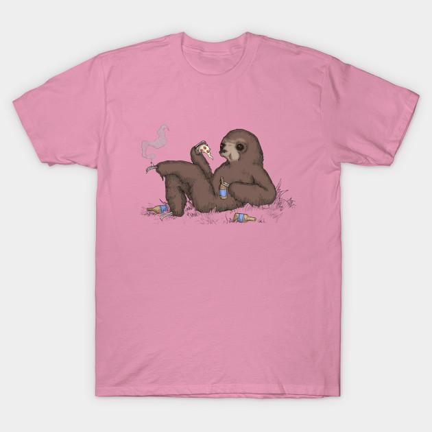 T Shirt Women Sloth Life Harajuku Print Kawaii Tshirt Summer Short Sleeve Female T-Shirt Top Tee