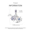 Charms Copper Blue Zircon Spider And Spider Web Pendants Fit Charms Plata Original Bracelet Beads Women Jewellery Making