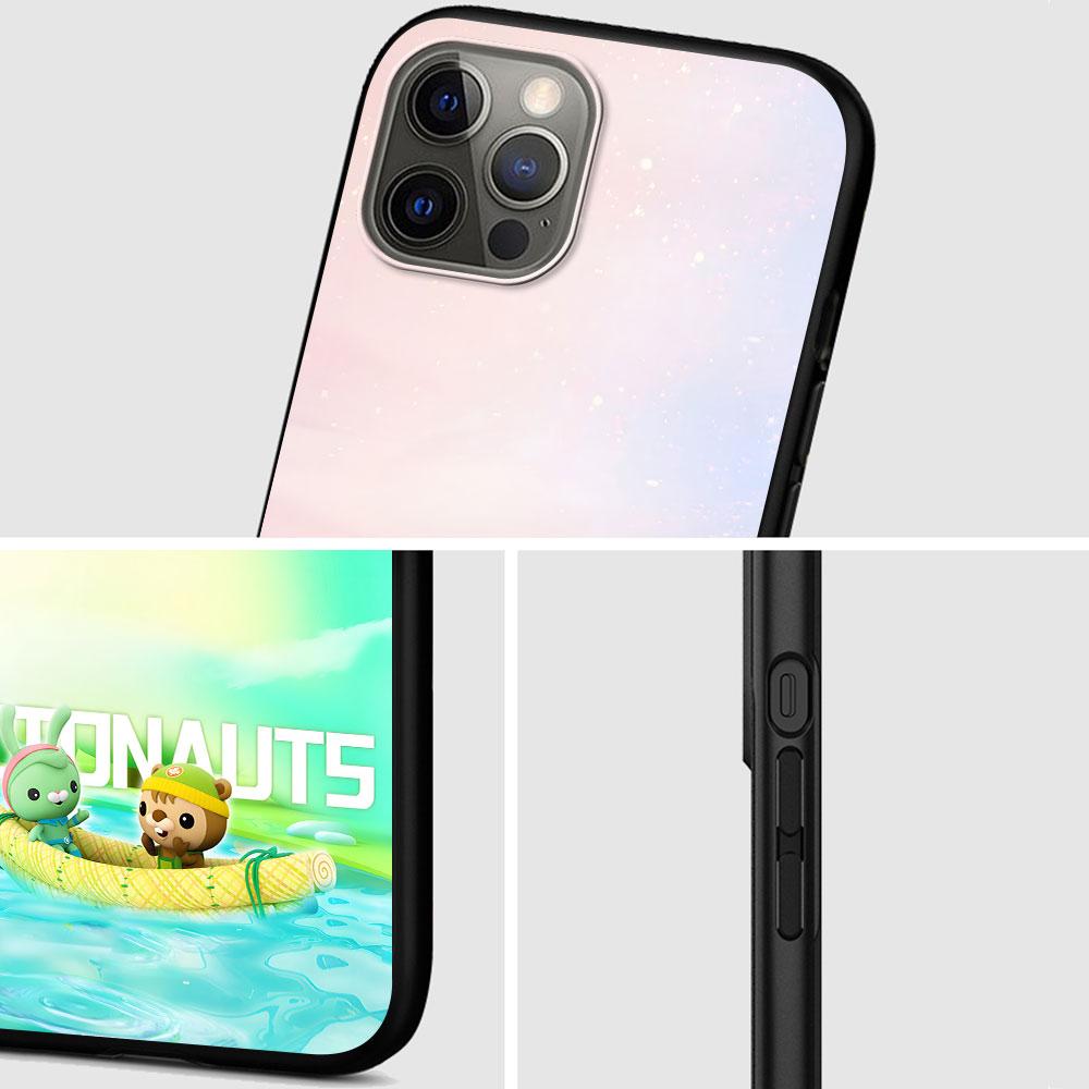 Cartoon Octonauts Case for Apple iPhone 13 14 Plus 11 12 Mini 15 Pro Max 7 8 SE 2020 X XS XR Silicone Black Soft Phone Cover