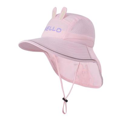 Шляпа LeafIn Kids Shade Hat 1168 Розовый Один размер Защита от солнца UPF50+ Шляпа с защитой шеи Быстросохнущая