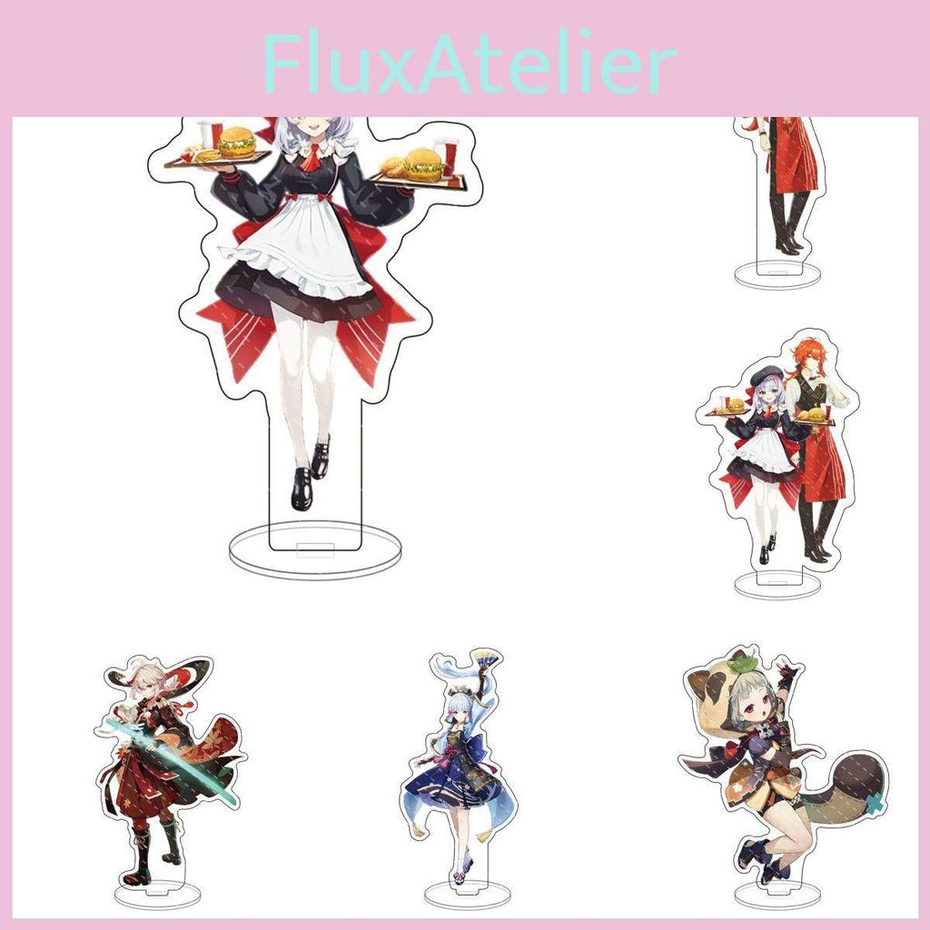 Ударный Акриловый Стенд Декор для Стола Кадзуха Венти Кли Ху Тао Гань Юй Паймон