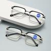 Presbyopia Glasses Middle-Aged And Elderly High-End Men'S High Definition Anti-Blue Light Flower Glasses Anti-Radiation Protection Reading Glasses