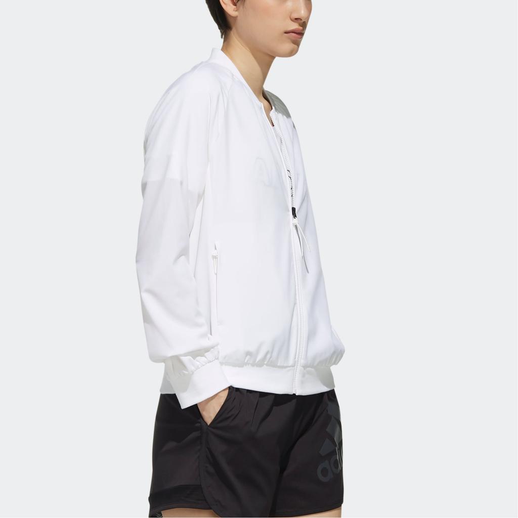 adidas Куртки Женские Белые Стойка Умеренные Другие DY8614