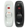 White Black on/Off Desk Light 10A Table Lamp Cord Switch Indicator LED Inline