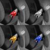 Car Styling 3D Metal Wheel Tire Valve Stem Caps Accessories For Citroen C1 C2 C3 C4 C5 C6 C8 C4L DS3 DS4 DS5 DS5LS DS6 DS VTS