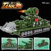 Строительные блоки для сборки танка KV44 игрушки мир интеллект военная модель поезд пушка 2026 новая модель