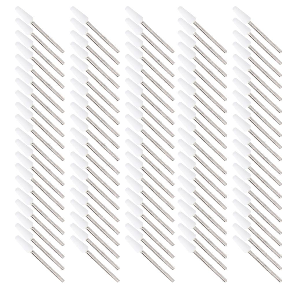 100 Pcs Tapered Barrel Nail Drill Bit Quartz Tungsten Steel Professional Cuticle Clean Drill Bit