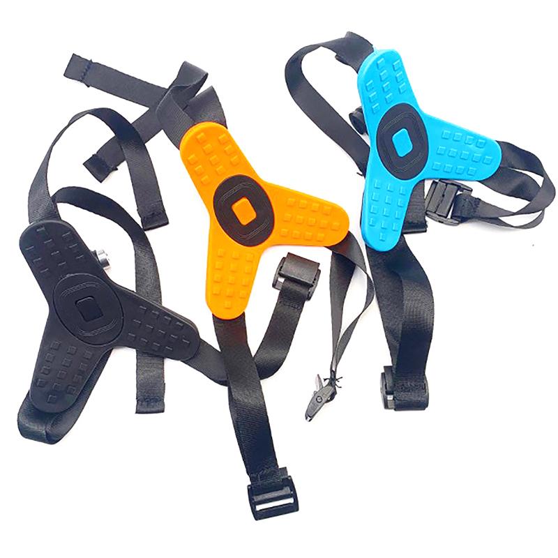 Motorcycle Helmet Chin Strap Mount Holder With Phone Clip Compatible For Gopro