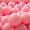 100 Balls 7cm/2.75in Soft Plastic Play Balls for Children Colourful Certified Made In Eu, Light Pink