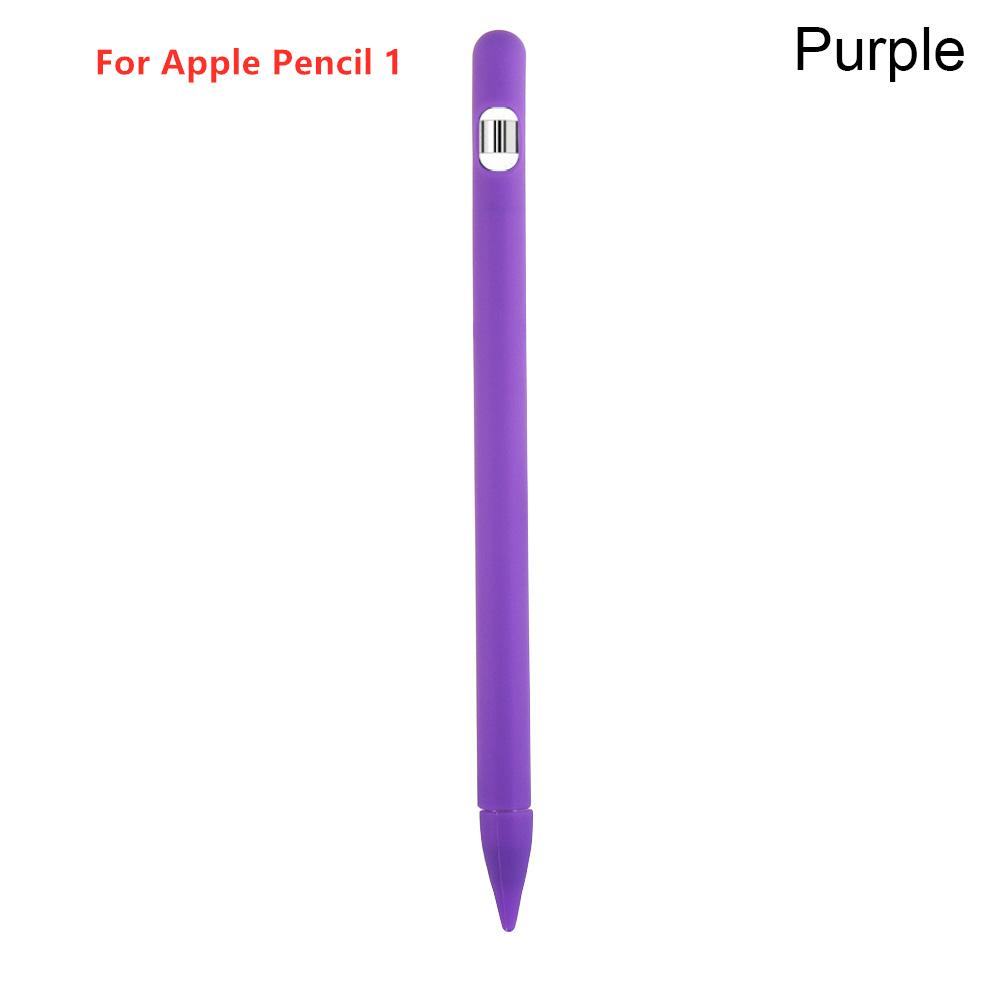 4 In 1 Colorful Soft Silicone Cover For Apple Pencil 1st Generation Case For iPad Tablet Touch Pen Stylus Protective Sleeve Case