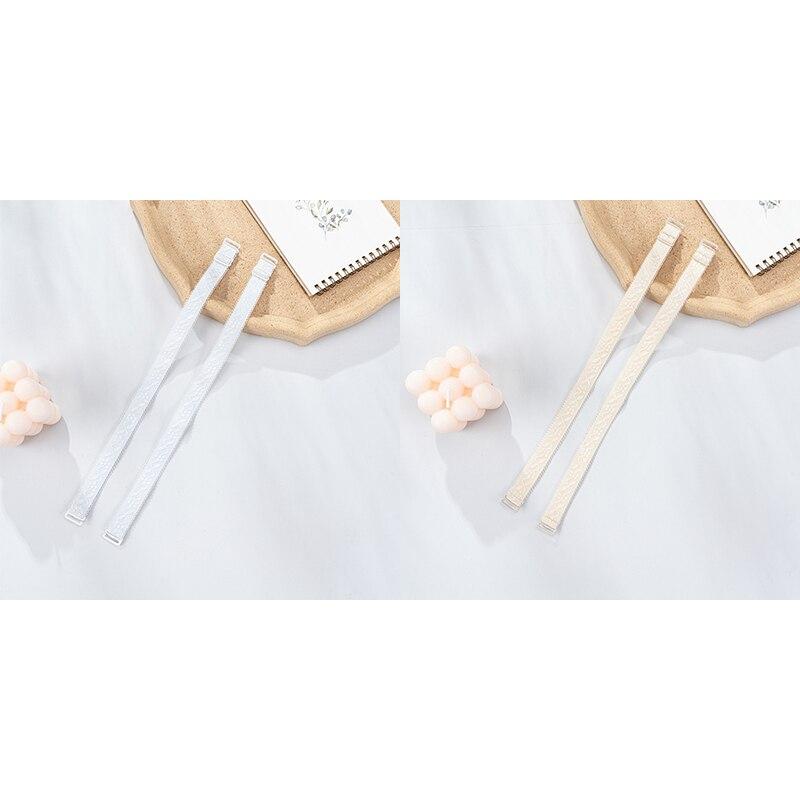 Сексуальные женские нескользящие бретели для бюстгальтера, аксессуары для женских бюстгальтеров, невидимые эластичные бретельки для бюстгальтера с двойными плечами