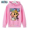Spring Autumn One Piece Hoodie for Boys Anime Luffy Hoodie Sweatshirt Kids Coat Men's Clothing Sudaderas
