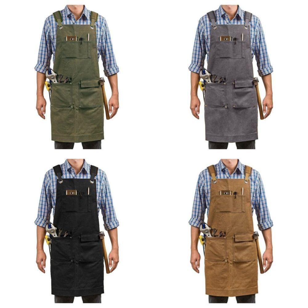 Wear Resistant Carpenter Work Clothes Waterproof Thickened Canvas Tool Bag Kitchen