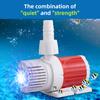 DC Aquarium Pump 20W 1000-1200L/H High Flow DC 12V Submersible Pump Ultra-Quiet 16.4ft Max Lift