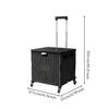 Rolling Shopping Cart with Lid Lockable for Camping