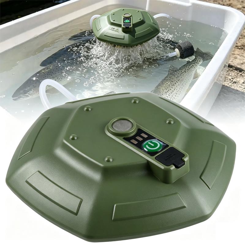 Floating Fishing Aerator Pump 14H Long Battery Life Quiet Smart Portable Oxygen Machine For Outdoor Live Fish Bait Bucket