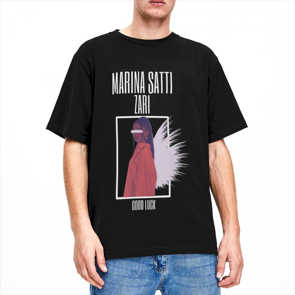 Summer Men Women's Greece Marina Satti Zari T Shirts Accessories Eurovision Song Contest Cotton T-shirt Clothes